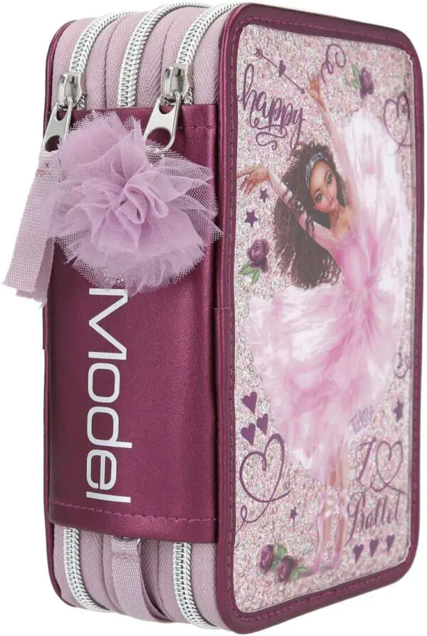 Set  2 tlg. Schulrucksack und Federtasche im Ballet Design – Bild 5