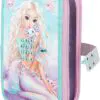 Federtasche Mermaid mit Axolotl und Code – Bild 3