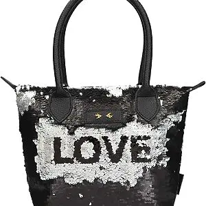 Handtasche mit Streichpailletten