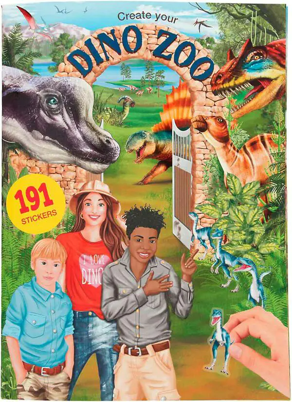 Depesche Sticker-Album "Create your Dino Zoo