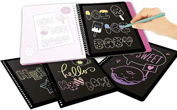 TOPModel Malbuch Magic Scratch Hand Lettering – Bild 2