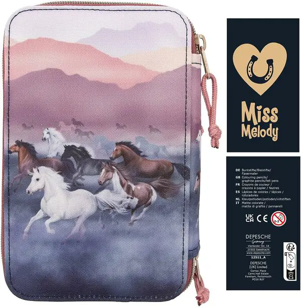 Miss Melody Night Horses Federtasche – Bild 3