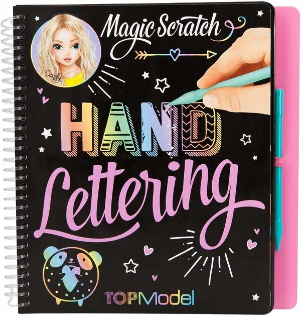 TOPModel Malbuch Magic Scratch Hand Lettering