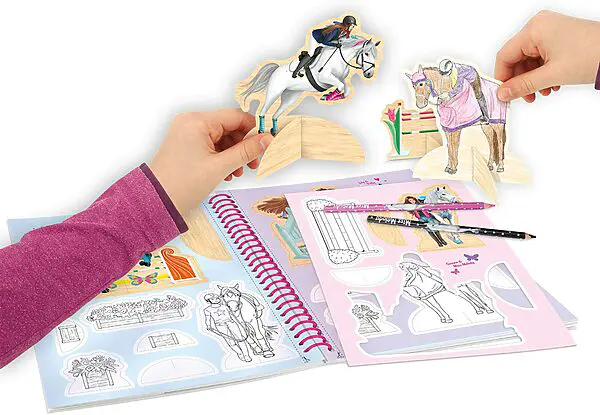Miss Melody - Malbuch mit Bastelseiten – Bild 4