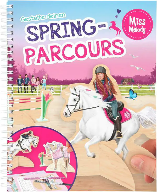 Miss Melody - Malbuch mit Bastelseiten