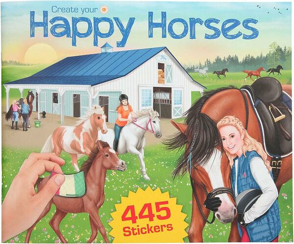 Depesche Sticker-Album "Create your Happy Horses"
