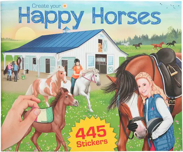 Depesche Sticker-Album "Create your Happy Horses"