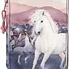 Miss Melody Night Horses Federtasche