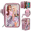 TOPModel 3-Fach Federtasche mit Glitzer Glitter Queen – Bild 2