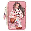 TOPModel 3-Fach Federtasche Cosy mit Druck