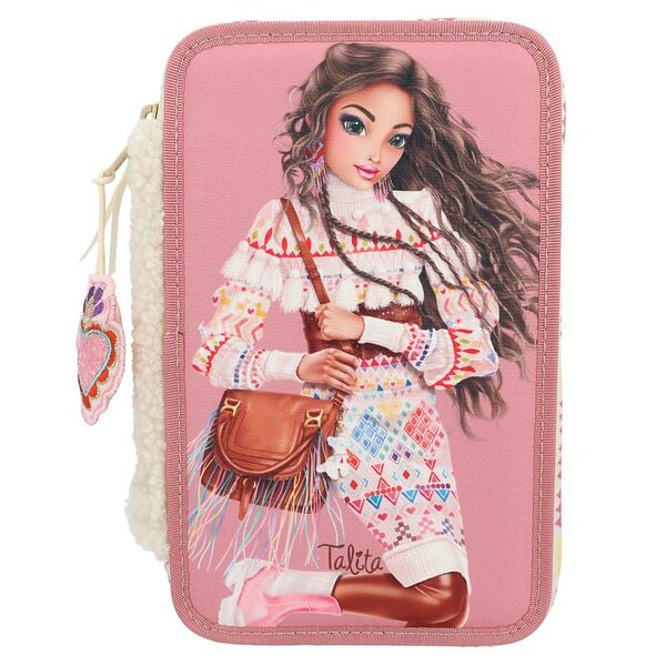 TOPModel 3-Fach Federtasche Cosy mit Druck