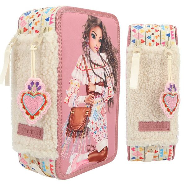 TOPModel 3-Fach Federtasche Cosy mit Druck – Bild 3
