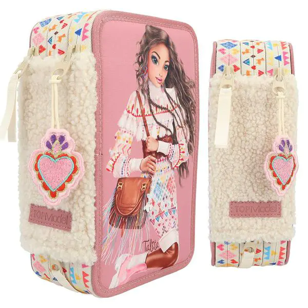 TOPModel 3-Fach Federtasche Cosy mit Druck – Bild 3
