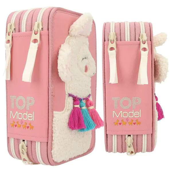 TOPModel 3-Fach Federtasche Cosy mit Applikation – Bild 2