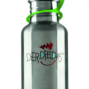 DerDieDas Edelstahl-Trinkflasche Grün