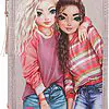 TOPModel 3-Fach Federtasche Best Friends mit LED
