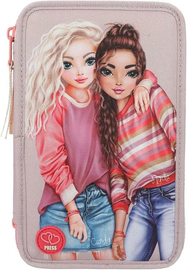 TOPModel 3-Fach Federtasche Best Friends mit LED
