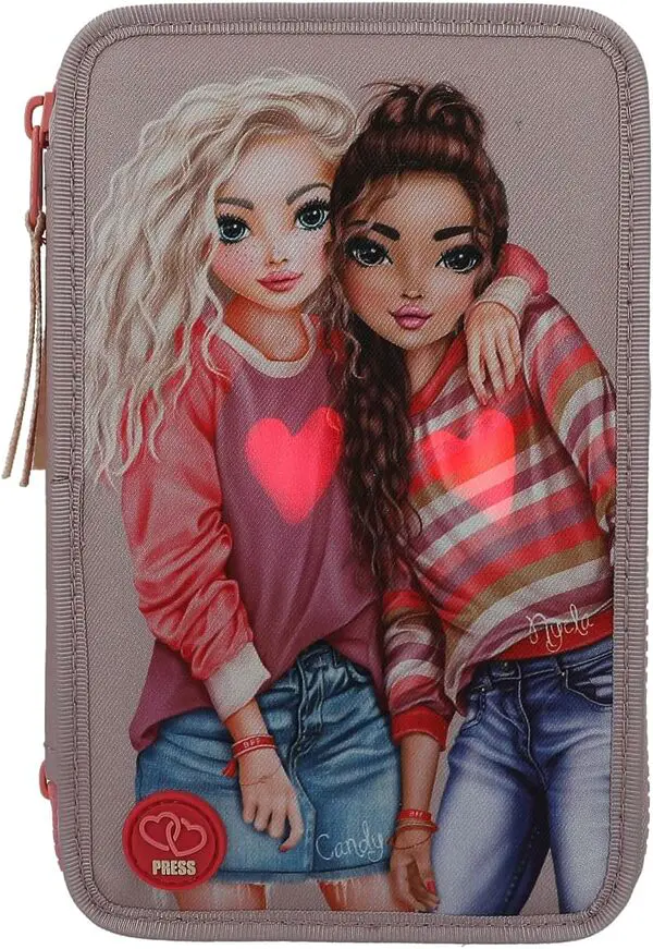 TOPModel 3-Fach Federtasche Best Friends mit LED – Bild 2