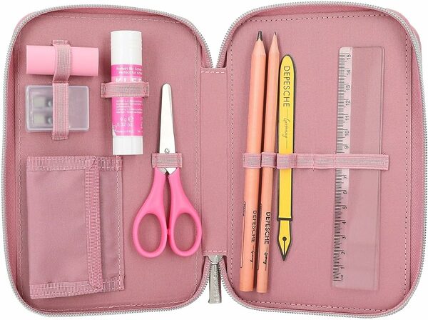 TOPModel 3-Fach Federtasche Gitter Queen – Bild 5