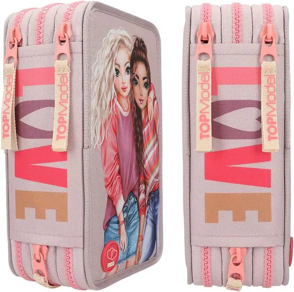 TOPModel 3-Fach Federtasche Best Friends mit LED – Bild 3