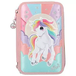 Ylvi 3-Fach Federtasche Rainbow