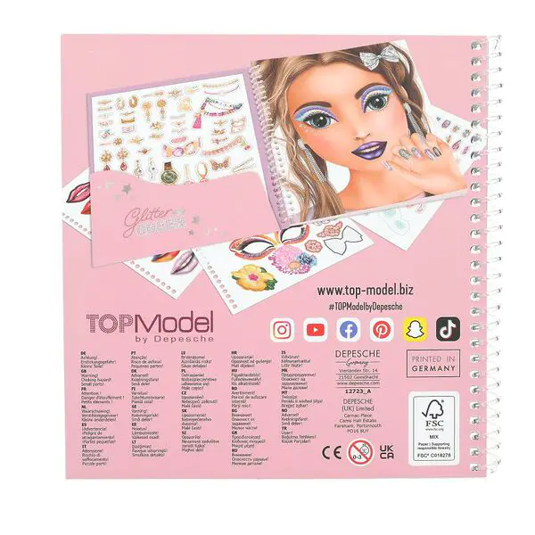 TOPModel Dress me up Face GLITTER QUEEN – Bild 4