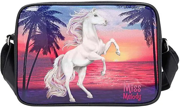 Miss Melody - Umhängetasche mit traumhaftem Pferde-Motiv, GLITTER OCEAN