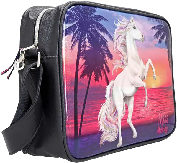 Miss Melody - Umhängetasche mit traumhaftem Pferde-Motiv, GLITTER OCEAN – Bild 3