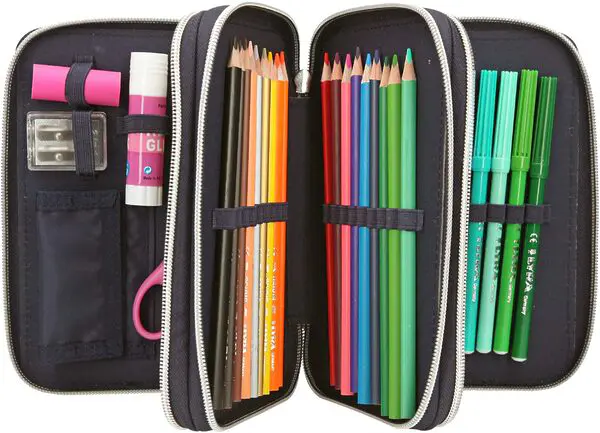 Miss Melody Federtasche 3 Fach  Miss Melody blau – Bild 4
