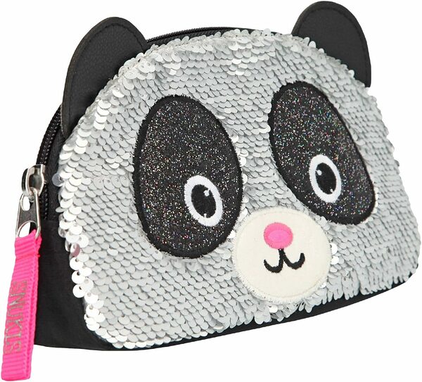 TOPModel Kosmetiktasche mit Pailletten, Snukis Panda – Bild 3