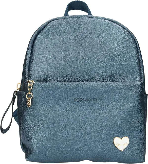 TOPModel Rucksack aus Kunstleder , blau