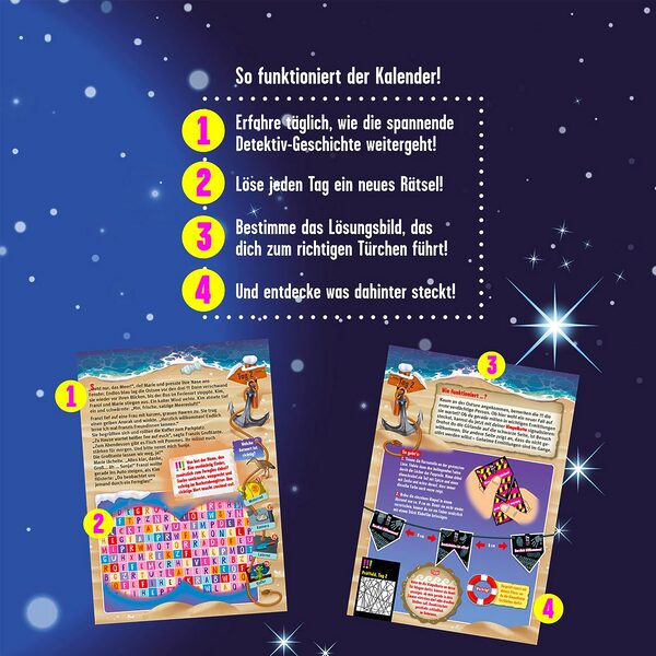 Die drei !!! – Adventskalender Experimentierkasten 63245 – Bild 3