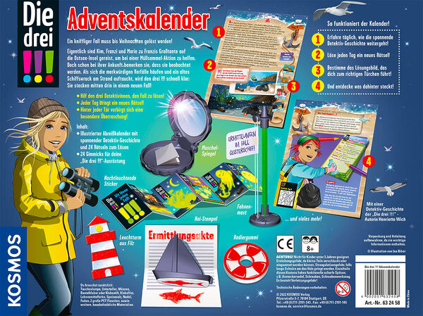 Die drei !!! – Adventskalender Experimentierkasten 63245 – Bild 5