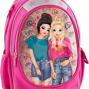 TOPModel Friends Schulrucksack, pink mit Glitzercover
