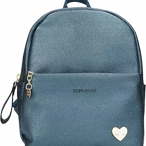 TOPModel Rucksack aus Kunstleder , blau