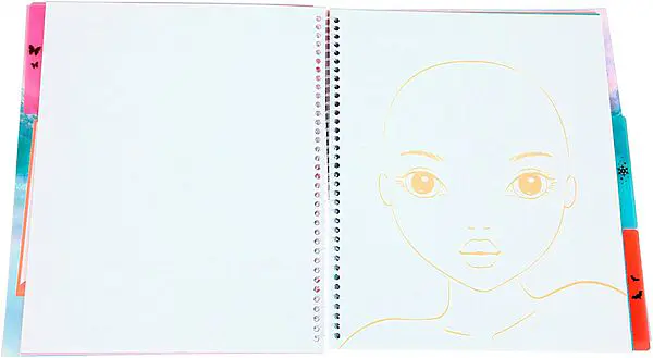 TOPModel Fantasy - Malbuch Create your Fantasy Face – Bild 3