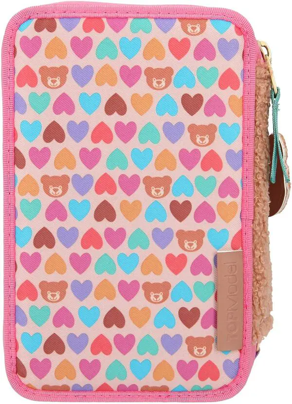 TOPModel-Gefüllte 3-Fach Tasche im Teddy Cool Design – Bild 3