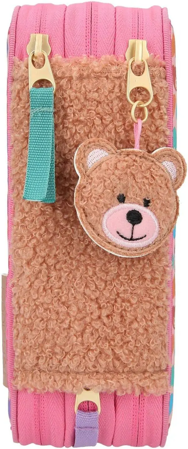 TOPModel-Gefüllte 3-Fach Tasche im Teddy Cool Design – Bild 4
