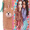 TOPModel-Gefüllte 3-Fach Tasche im Teddy Cool Design – Bild 5