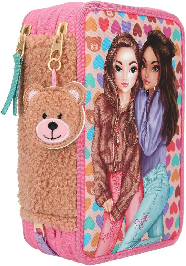 TOPModel-Gefüllte 3-Fach Tasche im Teddy Cool Design – Bild 5