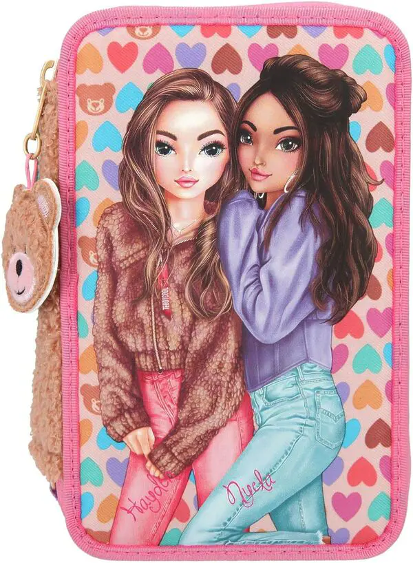 TOPModel-Gefüllte 3-Fach Tasche im Teddy Cool Design