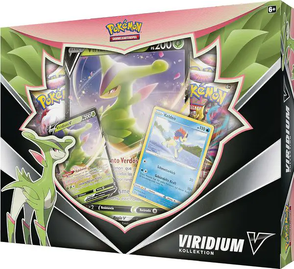 Pokémon-Sammelkartenspiel: Kollektion Viridium-V (2 holografische Promokarten, 1 überdimensionale holografische Karte & 4 Boosterpacks) – Bild 6