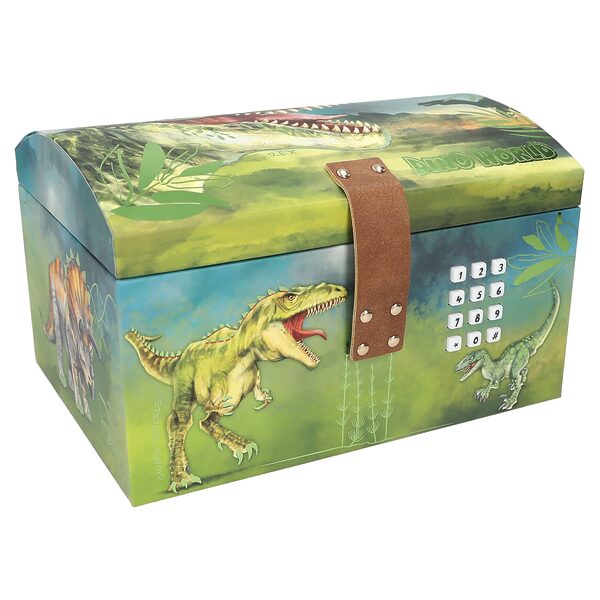 Dino World Schatztruhe mit Code, Licht und Sound – Bild 3