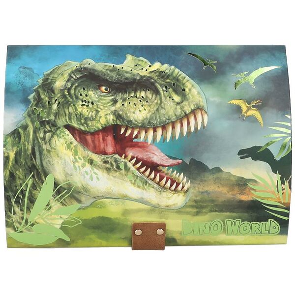 Dino World Schatztruhe mit Code, Licht und Sound – Bild 4