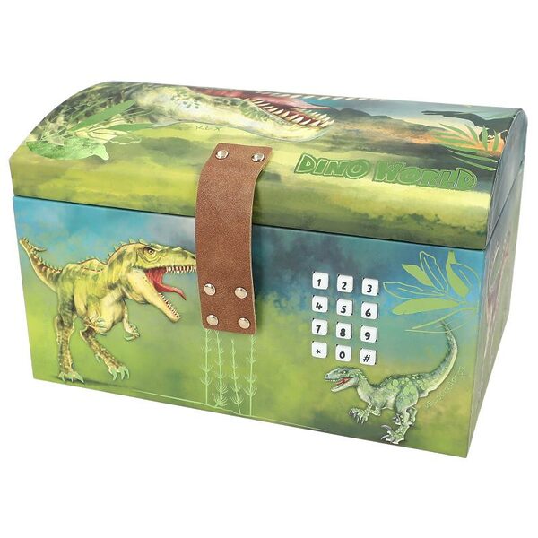 Dino World Schatztruhe mit Code, Licht und Sound – Bild 5