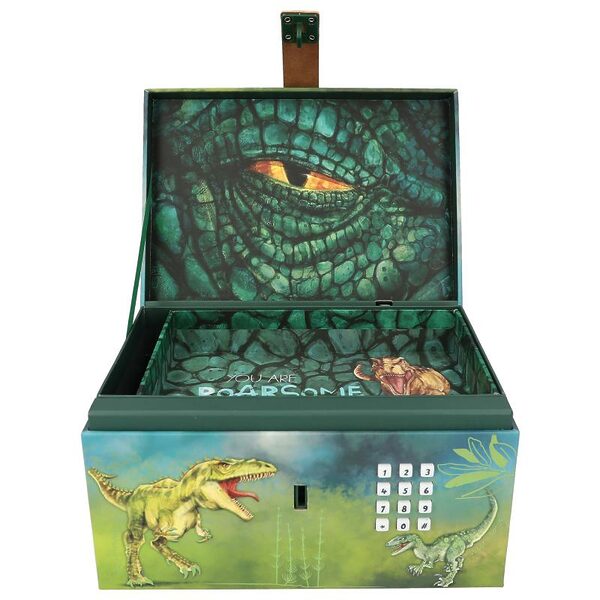 Dino World Schatztruhe mit Code, Licht und Sound – Bild 6