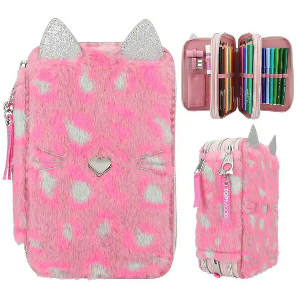 TOPModel 3 Fach Federtasche Leo WILD – Bild 3