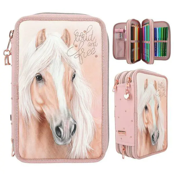 Miss Melody 3 Fach Federtasche ROMANTIC – Bild 2