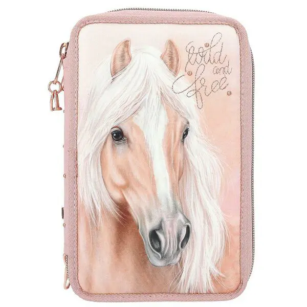 Miss Melody 3 Fach Federtasche ROMANTIC