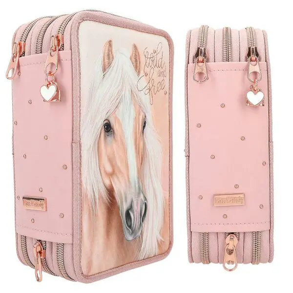 Miss Melody 3 Fach Federtasche ROMANTIC – Bild 3